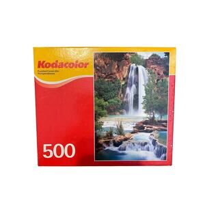 Vintage Kodacolor Waterfall jigsaw puzzle, 500 pc